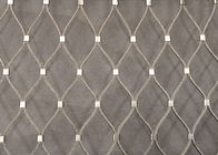 Durable Ferrule Stainless Steel Wire Rope Mesh 316L Galvanized 4m Width