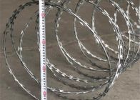 Hot Dipped Galvanized Razor Blade Fencing Wire Barbed 65mm Length CBT 65