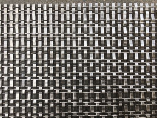 Cable And Rod Plain Weave Decorative Wire Mesh Stainless Steel Architectural